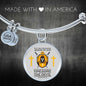 Armor Of God Ephesians 6:1118 Stainless Steel or 18k Gold Bangle Bracelet - Express Your Love Gifts