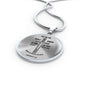 Armor of God Ephesians 6 Circle Necklace Stainless Steel or 18k Gold 18-22" - Express Your Love Gifts