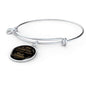 Ask And It Shall Be Given You Stainless Steel or 18k Gold Circle Bracelet Bangle - Express Your Love Gifts
