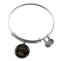 Ask And It Shall Be Given You Stainless Steel or 18k Gold Circle Bracelet Bangle - Express Your Love Gifts