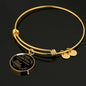 Ask And It Shall Be Given You Stainless Steel or 18k Gold Circle Bracelet Bangle - Express Your Love Gifts