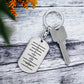 Ten Commandments Spanish Diez Mandamientos Bible Keychain Stainless Steel or 18k Gold Dog Tag-Express Your Love Gifts