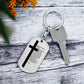 Lord's Prayer Russian Bible Keychain Stainless Steel or 18k Gold Dog Tag-Express Your Love Gifts