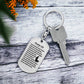 Psalm 23 Polish Psalm Dawida Bible Keychain Stainless Steel or 18k Gold Dog Tag-Express Your Love Gifts