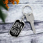 Jesus is the GOAT Matthew 28.18 Swivel Keychain Stainless Steel or 18k Gold Dog Tag-Express Your Love Gifts