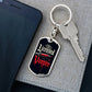 Licensed Vampire Phlebotomist Nurse Swivel Keychain Stainless Steel or 18k Gold Dog Tag-Express Your Love Gifts