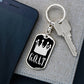 GOAT Greatest of All Time Swivel Keychain Stainless Steel or 18k Gold Dog Tag-Express Your Love Gifts
