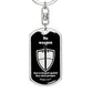 Isaiah 54:17 No Weapon Necklace Swivel Keychain Stainless Steel or 18k Gold Dog Tag-Express Your Love Gifts