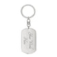 Ten Commandments Tagalog Sampung Utos Bible Keychain Stainless Steel or 18k Gold Dog Tag-Express Your Love Gifts