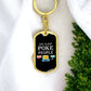 Eat Sleep Poke People Nurse Swivel Keychain Stainless Steel or 18k Gold Dog Tag-Express Your Love Gifts