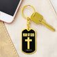 Man of God 1 Timothy 6 Bible Keychain Stainless Steel or 18k Gold Dog Tag-Express Your Love Gifts