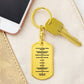 Ten Commandments Polish Przykazań Bożych Bible Keychain Stainless Steel or 18k Gold Dog Tag-Express Your Love Gifts