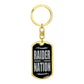 Raider Football Fan Swivel Keychain Stainless Steel or 18k Gold Dog Tag-Express Your Love Gifts