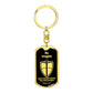 Isaiah 54:17 No Weapon Necklace Swivel Keychain Stainless Steel or 18k Gold Dog Tag-Express Your Love Gifts