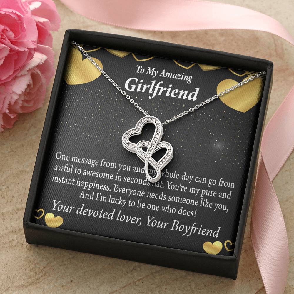 To My Girlfriend Lucky To Have You-Express Your Love Gifts