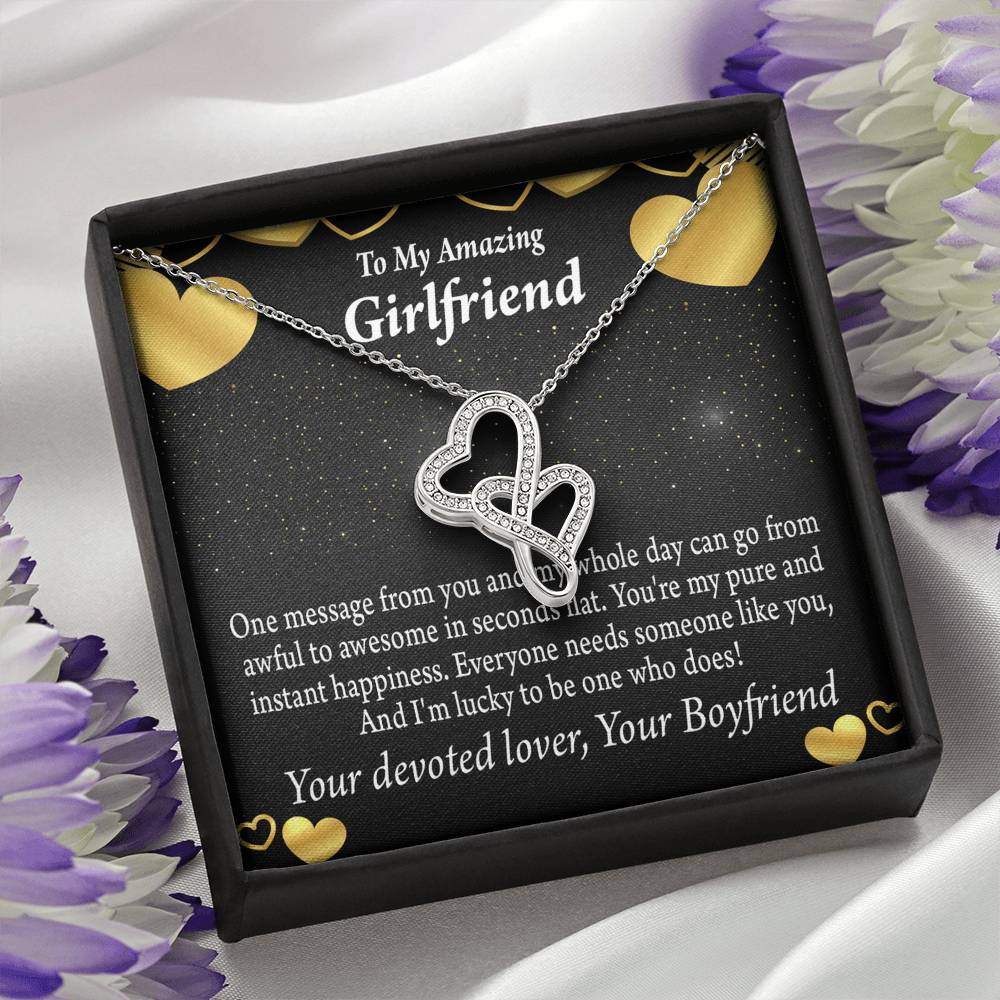 To My Girlfriend Lucky To Have You-Express Your Love Gifts