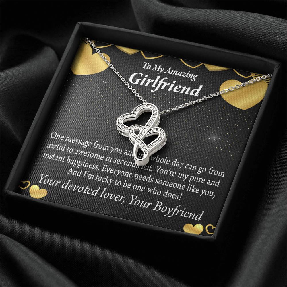 To My Girlfriend Lucky To Have You-Express Your Love Gifts