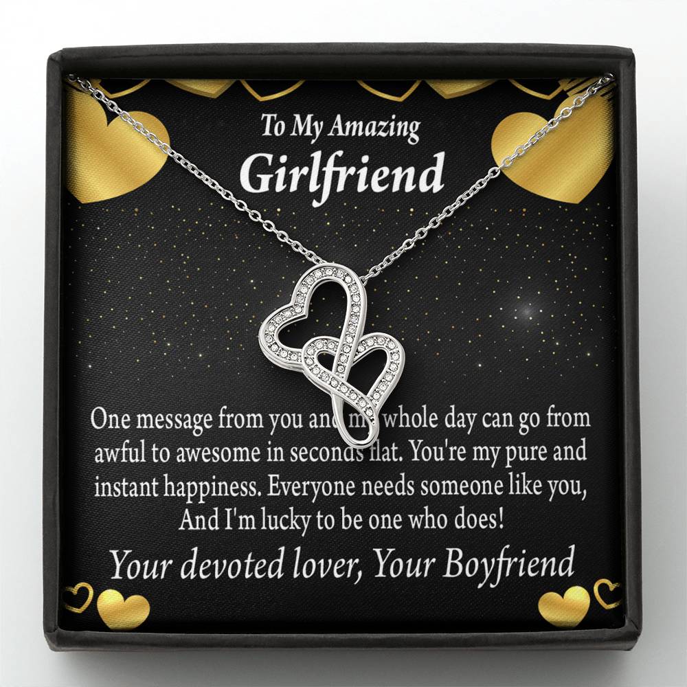 To My Girlfriend Lucky To Have You-Express Your Love Gifts