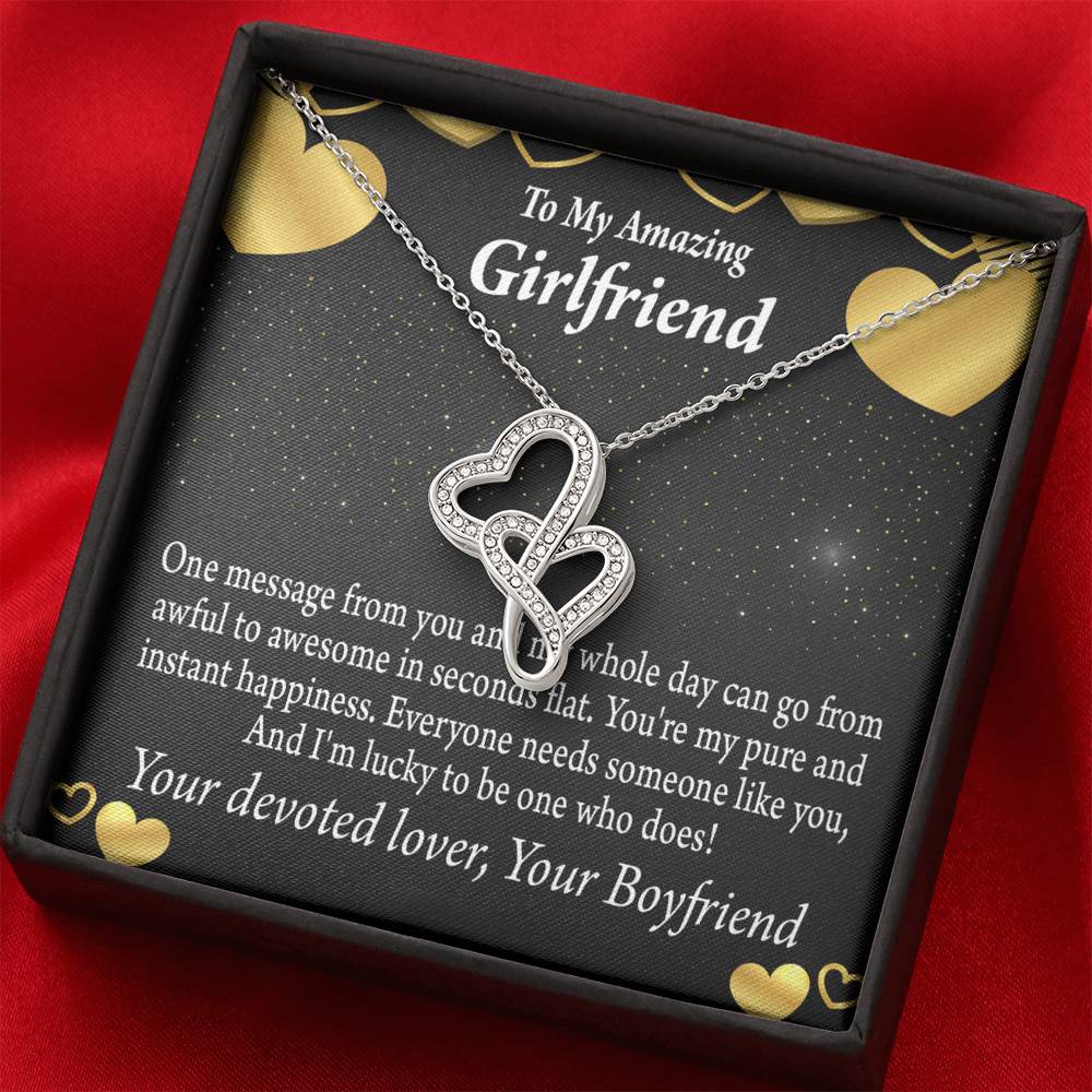 To My Girlfriend Lucky To Have You-Express Your Love Gifts