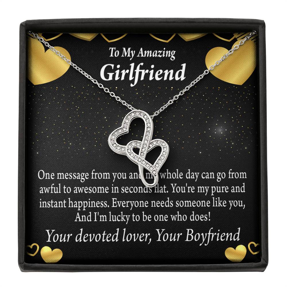 To My Girlfriend Lucky To Have You-Express Your Love Gifts