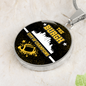 Burgh City of Champions Circle Necklace Stainless Steel or 18k Gold 18-22"-Express Your Love Gifts