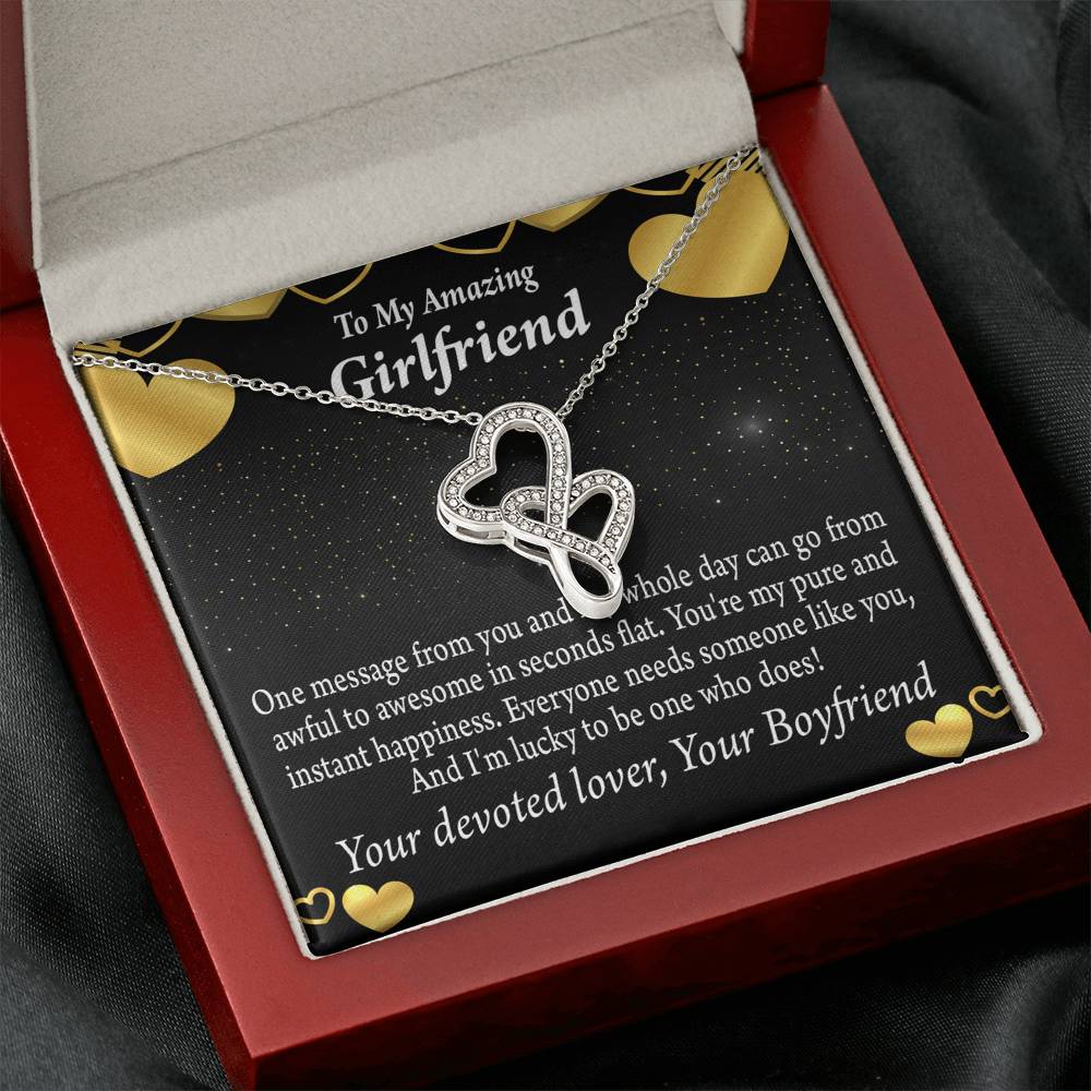 To My Girlfriend Lucky To Have You-Express Your Love Gifts