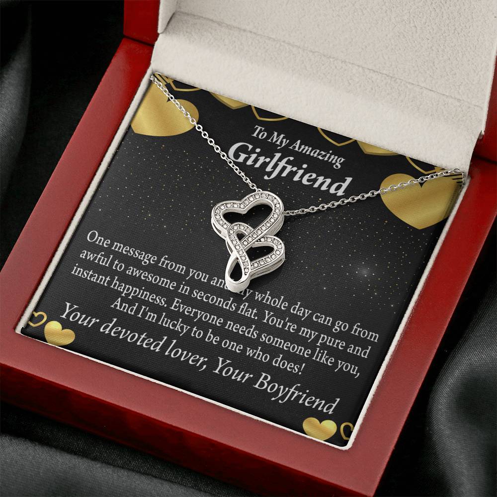 To My Girlfriend Lucky To Have You-Express Your Love Gifts