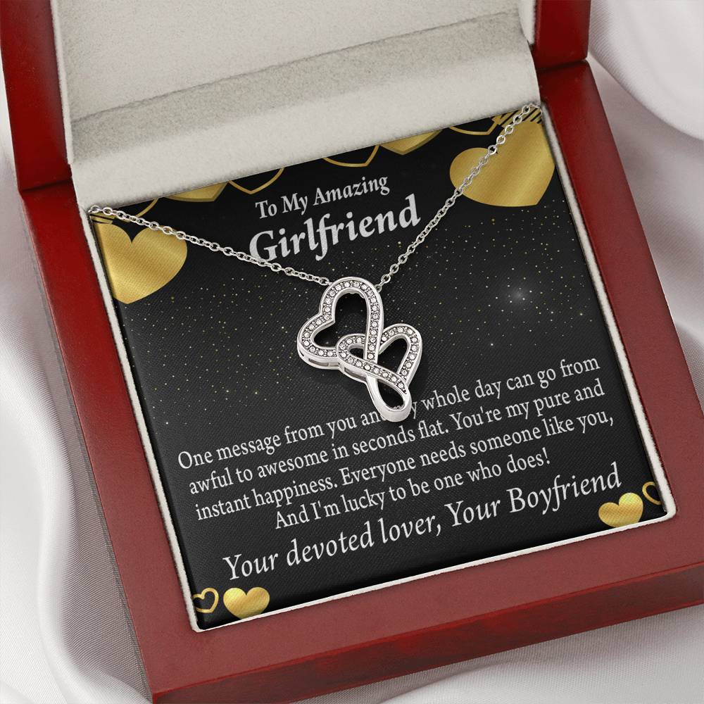 To My Girlfriend Lucky To Have You-Express Your Love Gifts