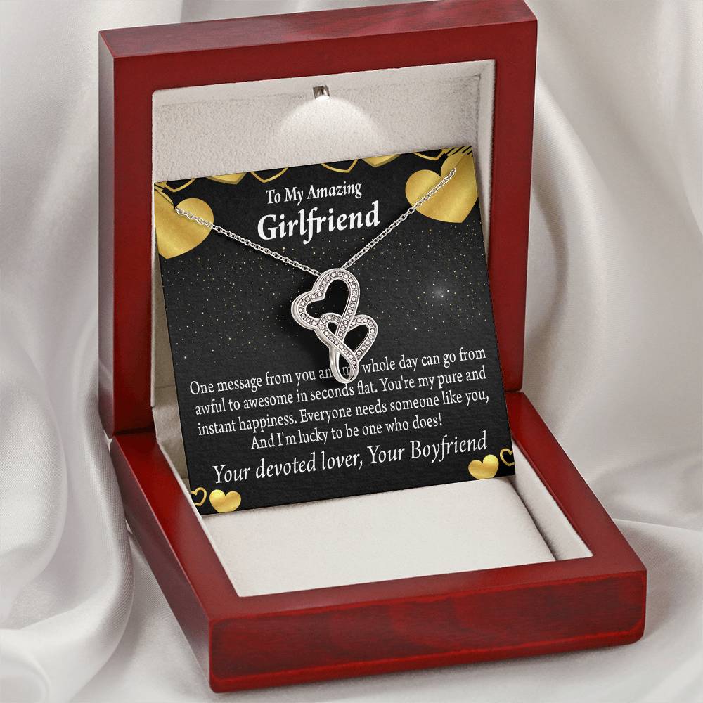 To My Girlfriend Lucky To Have You-Express Your Love Gifts