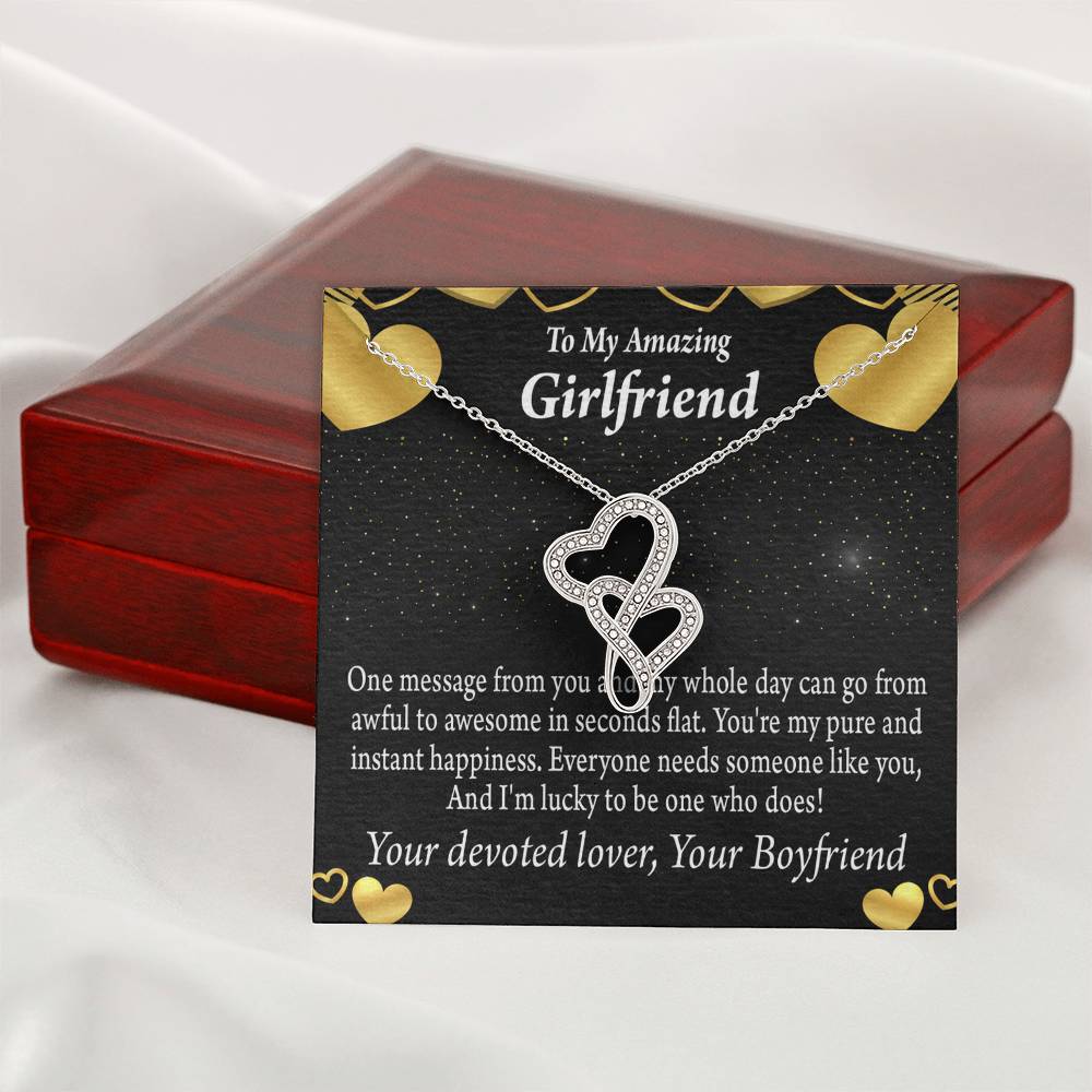 To My Girlfriend Lucky To Have You-Express Your Love Gifts
