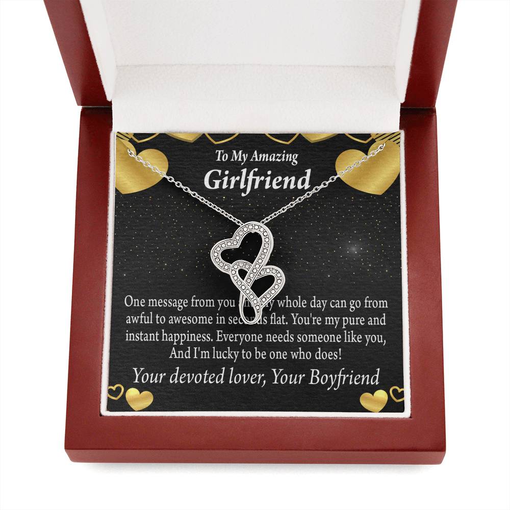 To My Girlfriend Lucky To Have You-Express Your Love Gifts