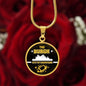 Burgh City of Champions Circle Necklace Stainless Steel or 18k Gold 18-22"-Express Your Love Gifts