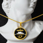 Burgh City of Champions Circle Necklace Stainless Steel or 18k Gold 18-22"-Express Your Love Gifts