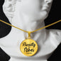 Beauty From Ashes Isaiah 61:3 Circle Necklace Stainless Steel or 18k Gold 18-22-Express Your Love Gifts