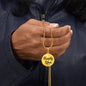 Beauty From Ashes Isaiah 61:3 Circle Necklace Stainless Steel or 18k Gold 18-22-Express Your Love Gifts