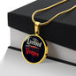 Licensed Vampire Phlebotomist Nurse Circle Necklace Stainless Steel or 18k Gold Circle Pendant 18-22"-Express Your Love Gifts