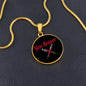 Vein Sniper Phlebotomist Circle Necklace Stainless Steel or 18k Gold Circle Pendant 18-22"-Express Your Love Gifts