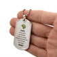 Soldier's Prayer Necklace Stainless Steel or 18k Gold Dog Tag 24" Chain-Express Your Love Gifts