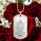 Nurse's Prayer Necklace Stainless Steel or 18k Gold Dog Tag 24" Chain-Express Your Love Gifts