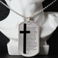 Lords Prayer Polish Ojcze Nasz Necklace Dog Tag Stainless Steel or 18k Gold w 24" Chain-Express Your Love Gifts