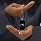 Yin Yang Dog Tag Necklace - Symbol of Harmony and Strength Dog Tag Stainless Steel or 18k Gold w 24" Chain-Express Your Love Gifts