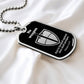 Isaiah 54:17 No Weapon Necklace Dog Tag Stainless Steel or 18k Gold w 24" Chain-Express Your Love Gifts