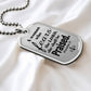 Proverbs 31 Woman of God Necklace Dog Tag Stainless Steel or 18k Gold w 24" Chain-Express Your Love Gifts