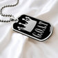 GOAT Greatest of All Time Necklace Dog Tag Stainless Steel or 18k Gold w 24"Chain-Express Your Love Gifts