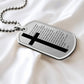 Lords Prayer Polish Ojcze Nasz Necklace Dog Tag Stainless Steel or 18k Gold w 24" Chain-Express Your Love Gifts