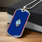 Custom Design Dog Tag Keychain or Necklace - Upload Your Art or Request Design - 316L Stainless Steel - 18K Gold Plated - USA Made Personalized Gift-Express Your Love Gifts