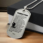Firefighter's Prayer Dogtag Necklace Dog Tag Stainless Steel or 18k Gold w 24" Chain-Express Your Love Gifts