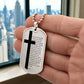 Lords Prayer Polish Ojcze Nasz Necklace Dog Tag Stainless Steel or 18k Gold w 24" Chain-Express Your Love Gifts
