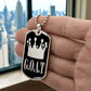 GOAT Greatest of All Time Necklace Dog Tag Stainless Steel or 18k Gold w 24"Chain-Express Your Love Gifts