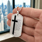 Lord's Prayer Necklace Dog Tag Stainless Steel or 18k Gold w 24" Chain-Express Your Love Gifts